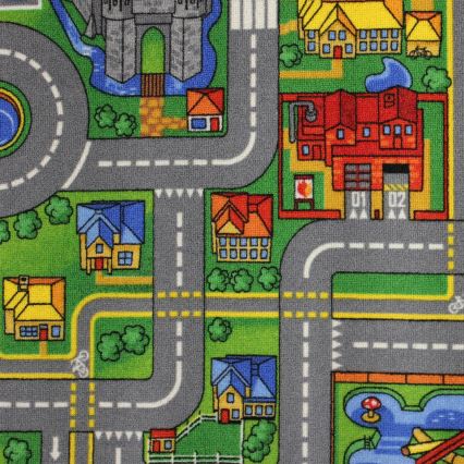 Tapis enfant PLAYTOWN 120x170 cm multicolore/ville