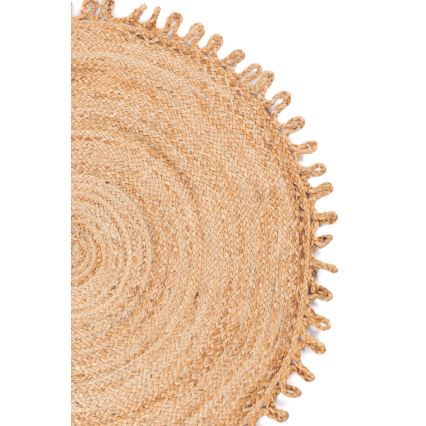 Tapis JUTA 100 cm beige/naturel