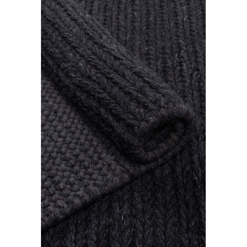 Tapis naturel FIR WOOL 120x170 cm 2600 g/m2 anthracite
