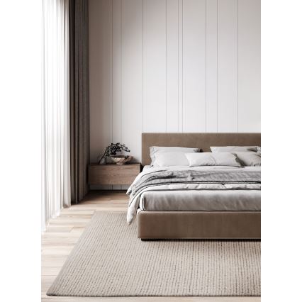 Tapis naturel FIR WOOL 70x140 cm 2600 g/m2 crème
