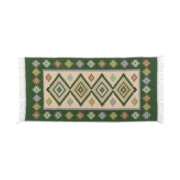 Tapis oriental KILIM 80 x 150 cm, vert