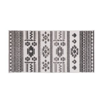 Tapis oriental NEPAL 80x153 cm gris/blanc
