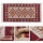 Tapis oriental réversible KILIM 80 x 150 cm rouge/beige
