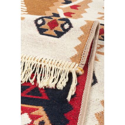 Tapis oriental réversible KILIM GOLD 60 x 120 cm multicolore