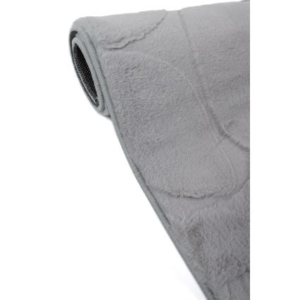 Tapis RABBIT 3D 120x170 cm gris