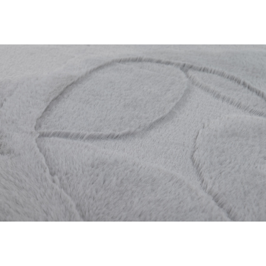 Tapis RABBIT 3D 80 x 150 cm, gris clair
