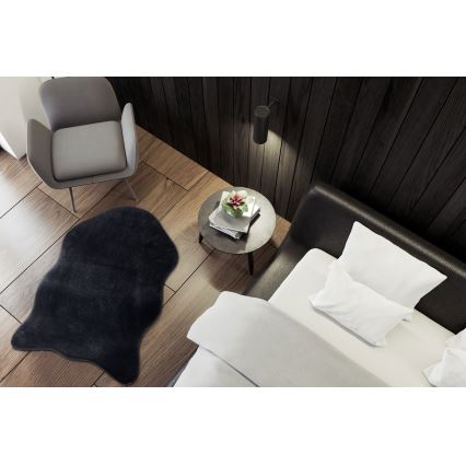 Tapis RABBIT-FOX 60x90 cm noir