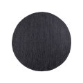 Tapis rond naturel FIR WOOL 160 cm 2600 g/m2 anthracite