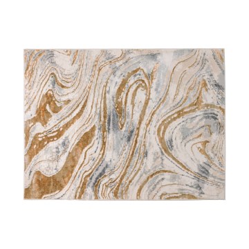 Tapis STONE 120 x 160 cm beige/gris