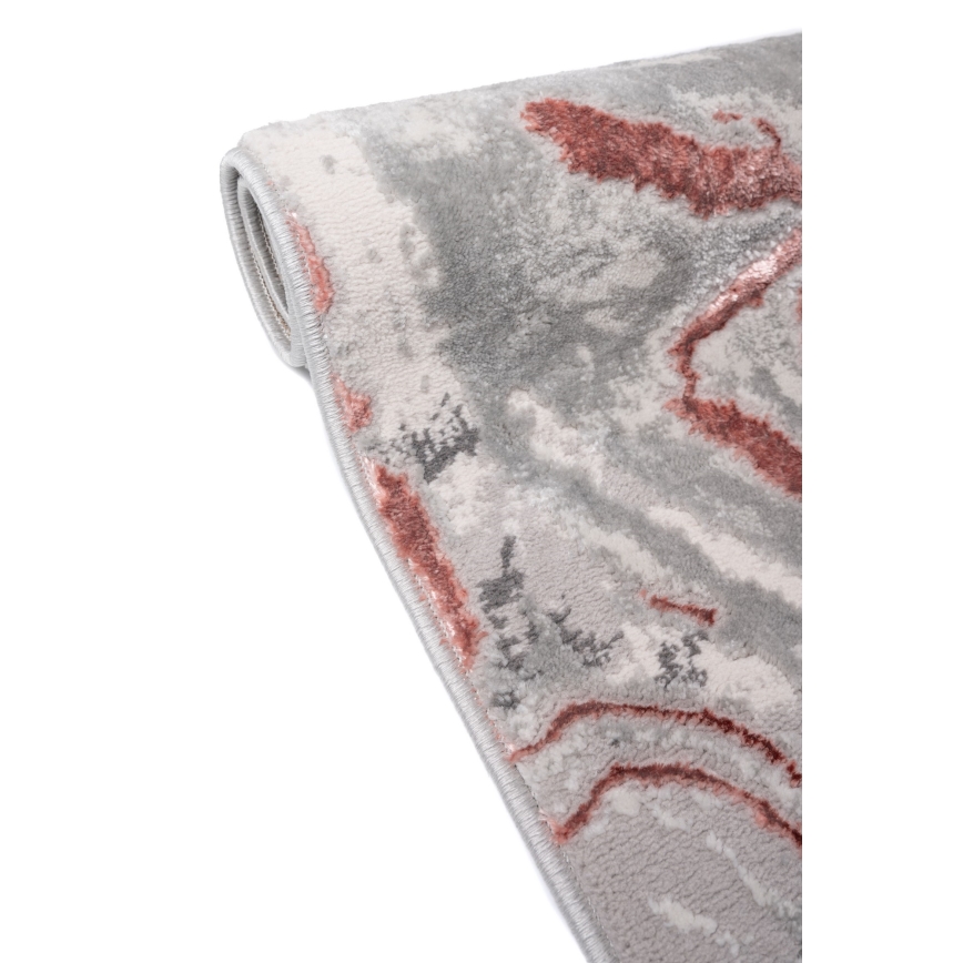 Tapis STONE 80x140 cm rose/gris