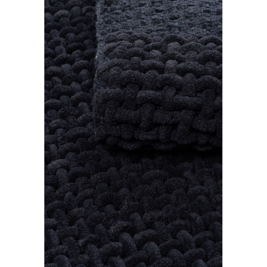 Tappetino da bagno BELWEDER 60x100 cm nero
