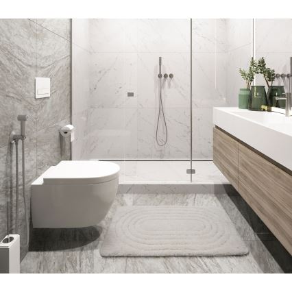 Tappetino da bagno CARMEN 50 x 80 cm, crema