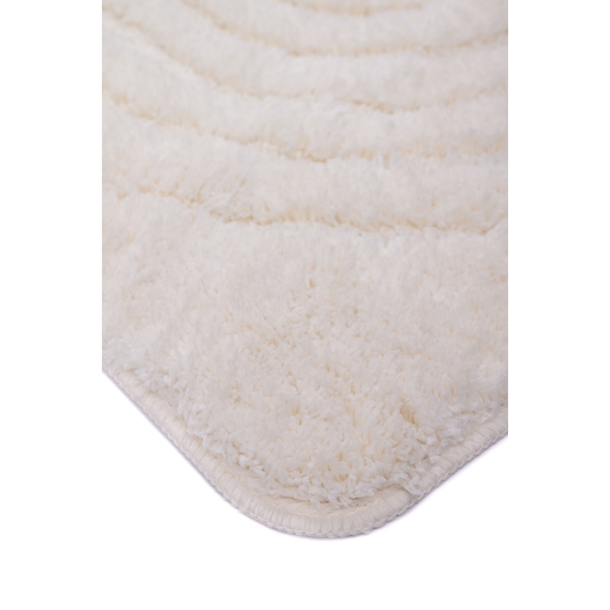 Tappetino da bagno CARMEN 50 x 80 cm, crema