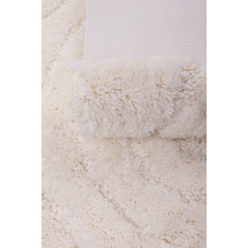 Tappetino da bagno CARMEN 50 x 80 cm, crema
