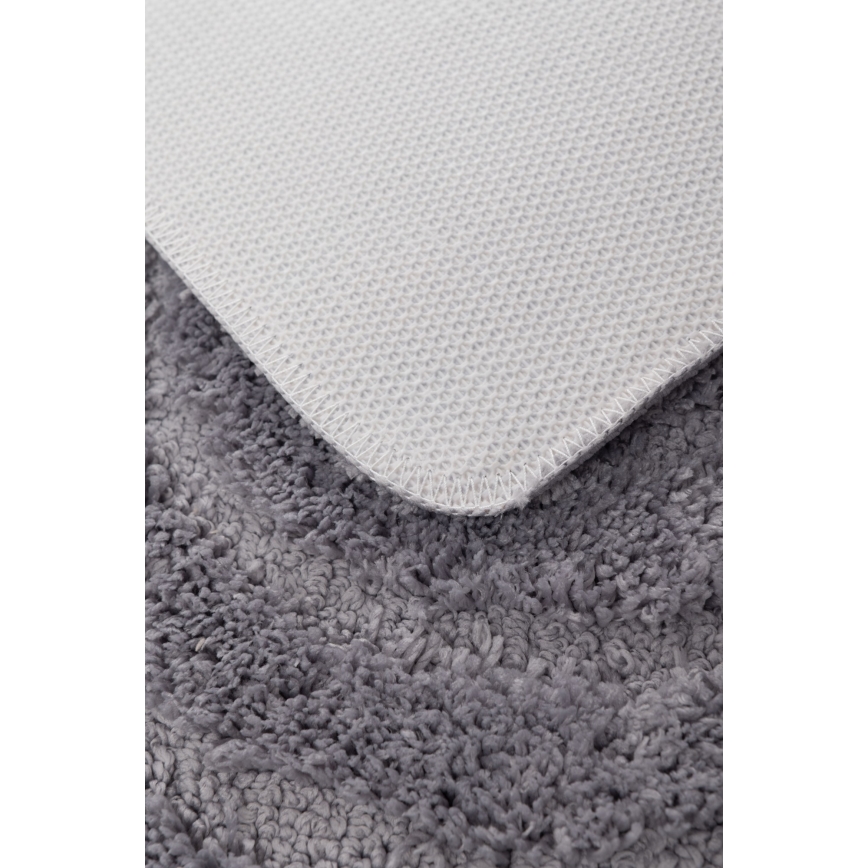 Tappetino da bagno CARMEN 50x80 cm grigio