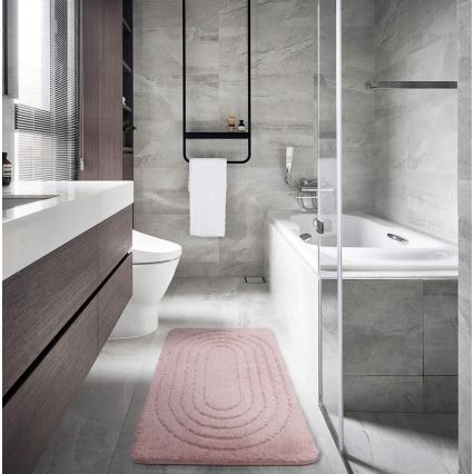Tappetino da bagno CARMEN 50x80 cm rosa