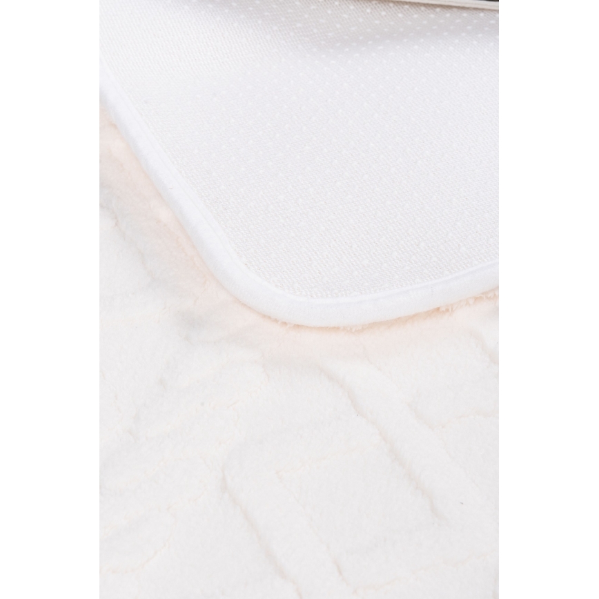 Tappetino da bagno NEW STYLE 3D 60x90 cm crema