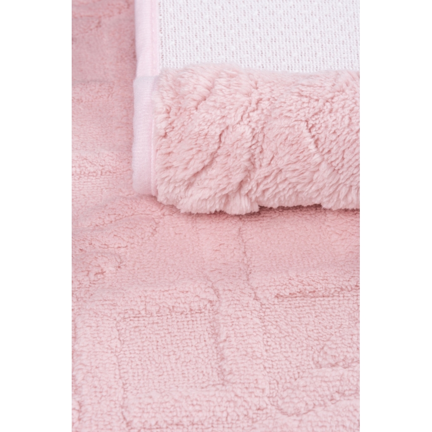 Tappetino da bagno NEW STYLE 3D 60x90 cm rosa