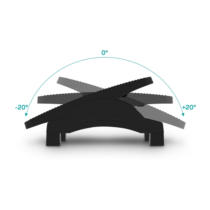 Tappetino da scrivania regolabile CONNECT IT CFH-4105-BK - Nero