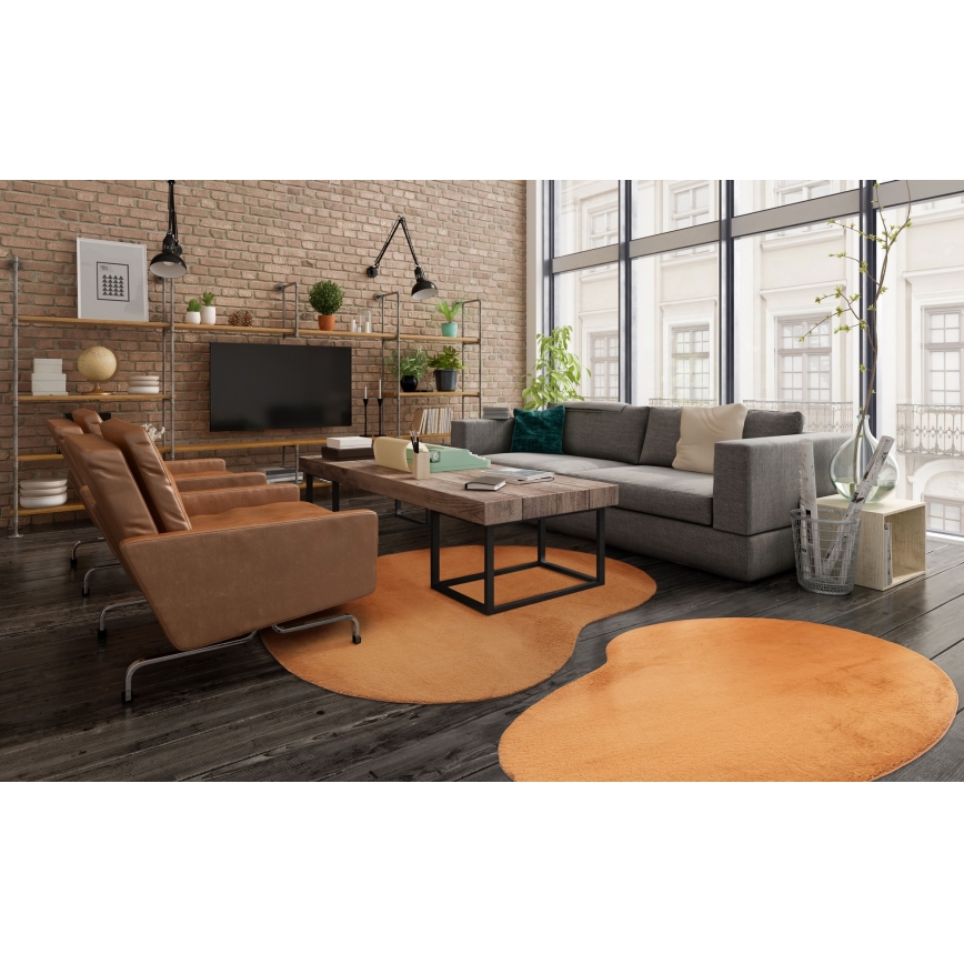 Tappeto antiscivolo LOREN 120x170 cm arancione