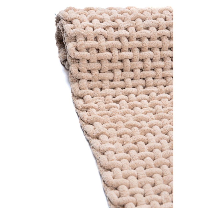 Tappeto da bagno BELWEDER 60x100 cm beige