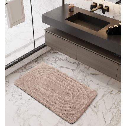 Tappeto da bagno CARMEN 50x80 cm beige
