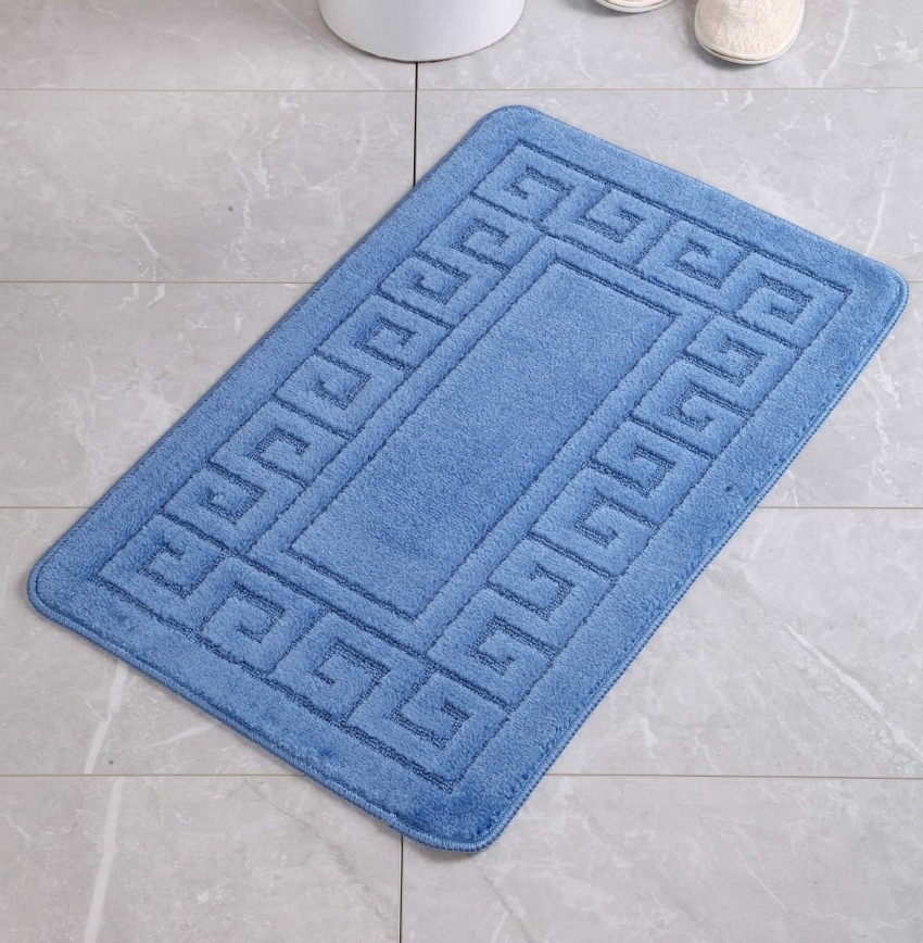 Tappeto da bagno ETHNIC 50x70 cm blu
