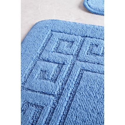 Tappeto da bagno ETHNIC 50x70 cm blu