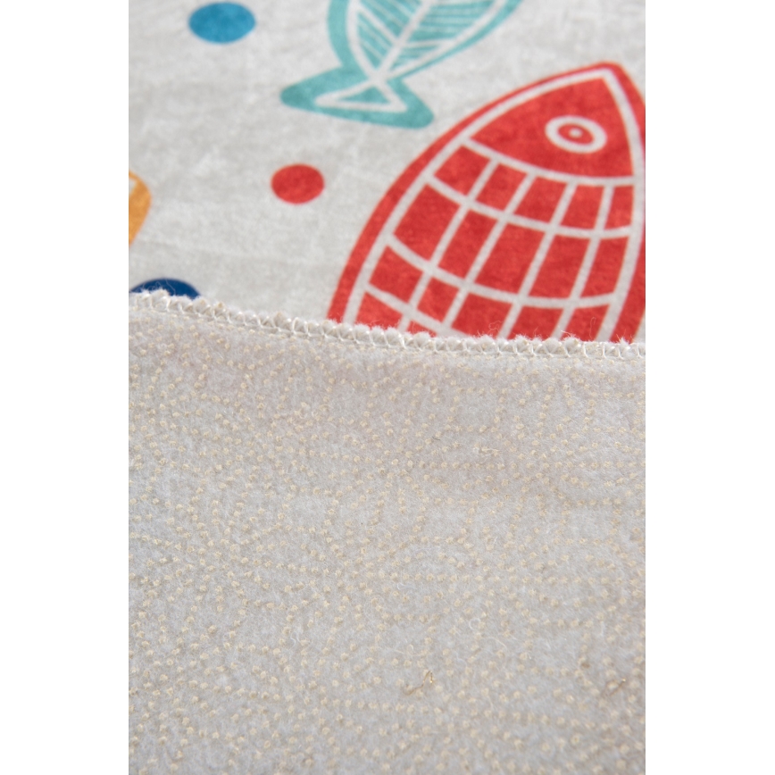 Tappeto da bagno FISH 40x60 cm colorato
