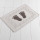Tappeto da bagno FOET 50x70 cm bianco