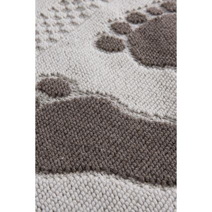 Tappeto da bagno FOET 50x70 cm bianco