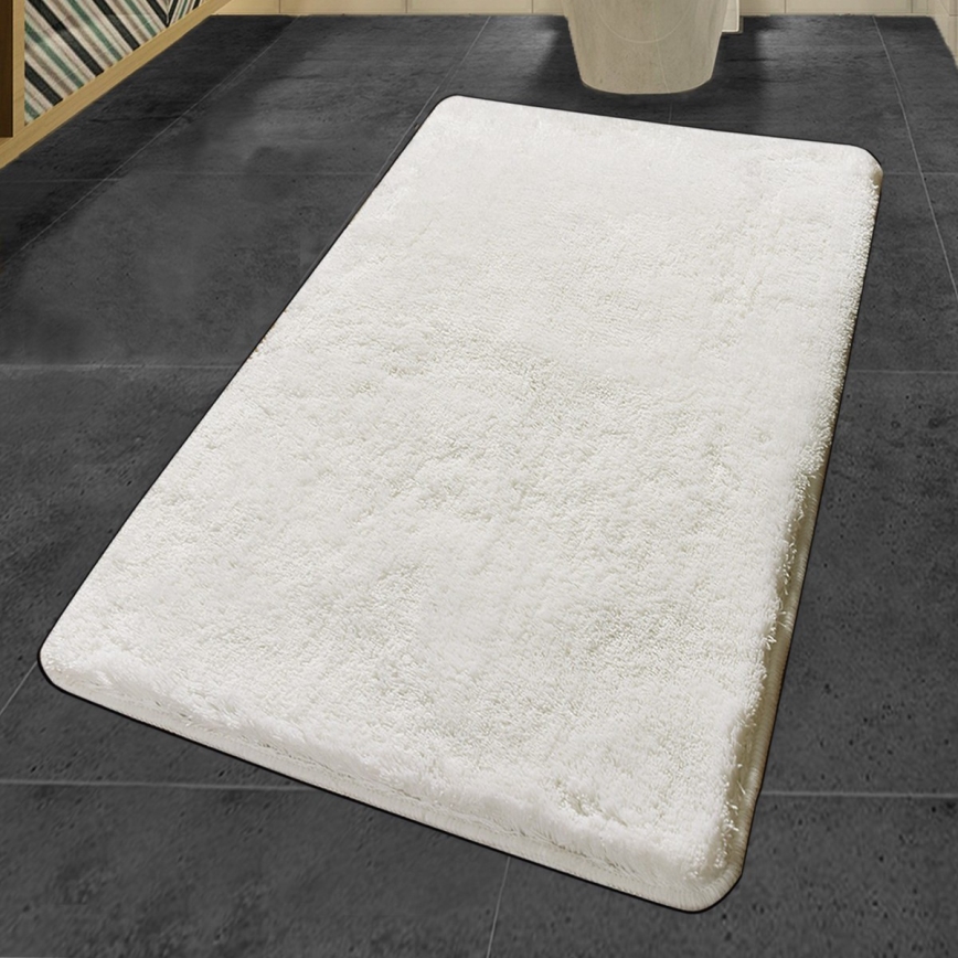 Tappeto da bagno HAVAI 80x140 cm bianco