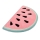 Tappeto da bagno KARPUZ 60x100 cm melon
