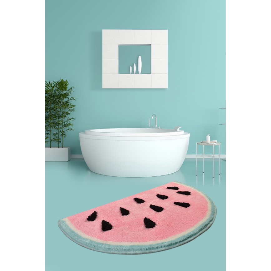 Tappeto da bagno KARPUZ 60x100 cm melon
