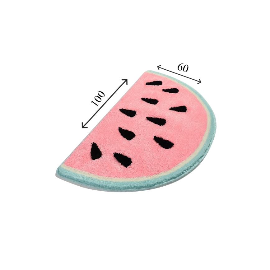 Tappeto da bagno KARPUZ 60x100 cm melon