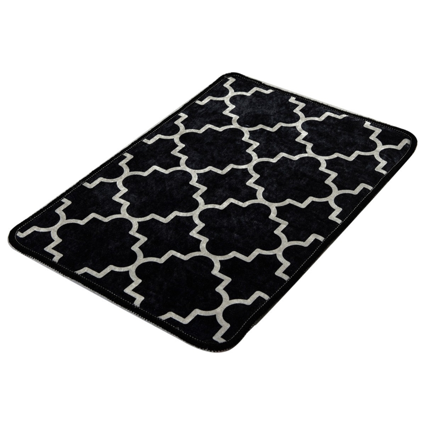 Tappeto da bagno KUPA 40x60 cm nero