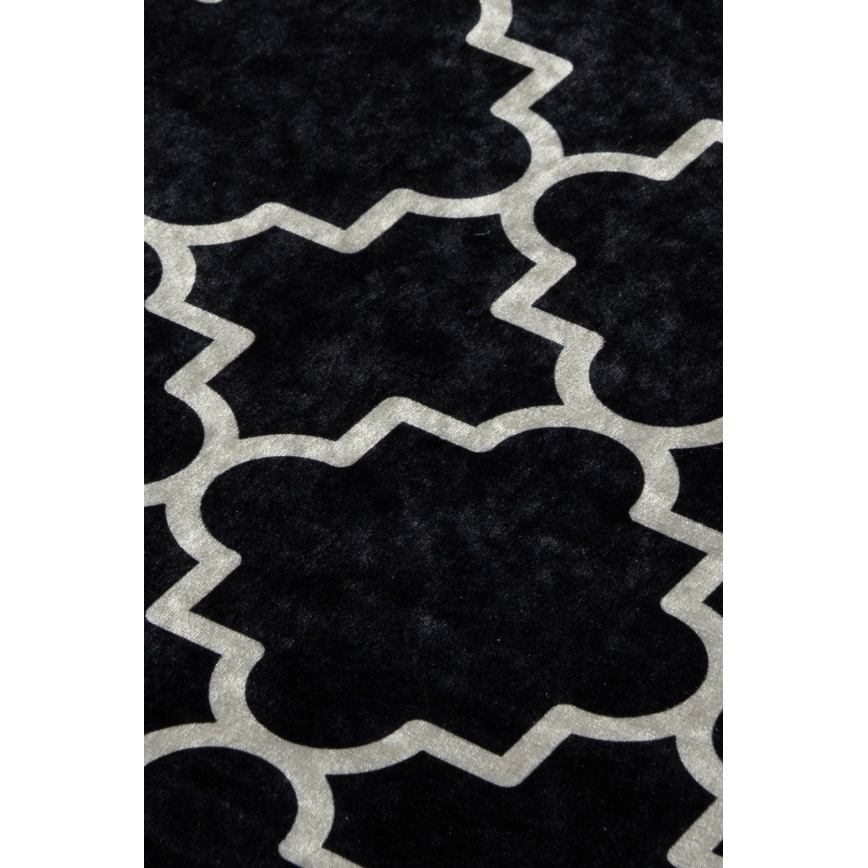 Tappeto da bagno KUPA 40x60 cm nero