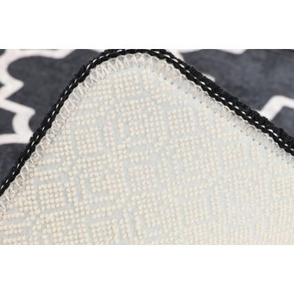 Tappeto da bagno KUPA 40x60 cm nero