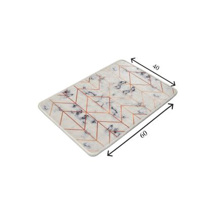 Tappeto da bagno MOREA 40x60 cm beige