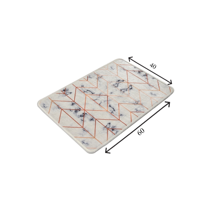 Tappeto da bagno MOREA 40x60 cm beige