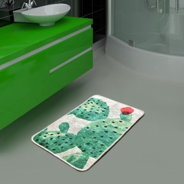 Tappeto da bagno VERDE 40x60 cm verde