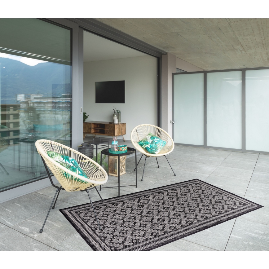 Tappeto da esterno EXPRESS NEW OUTDOOR 120x160 cm antracite