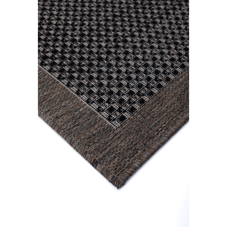 Tappeto da esterno EXPRESS NEW OUTDOOR 120x160 cm antracite/marrone