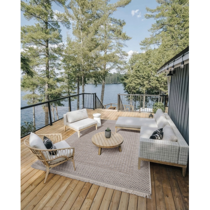 Tappeto da esterno ORIA 70x140 cm beige