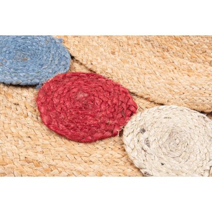 Tappeto JUTA 120 cm multicolore/naturale