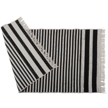 Tappeto KILIM GOLD 60x120 cm nero/bianco