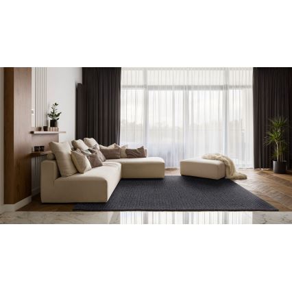 Tappeto naturale FIR WOOL 120x170 cm 2600 g/m2 antracite