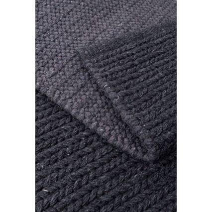 Tappeto naturale FIR WOOL 120x170 cm 2600 g/m2 antracite