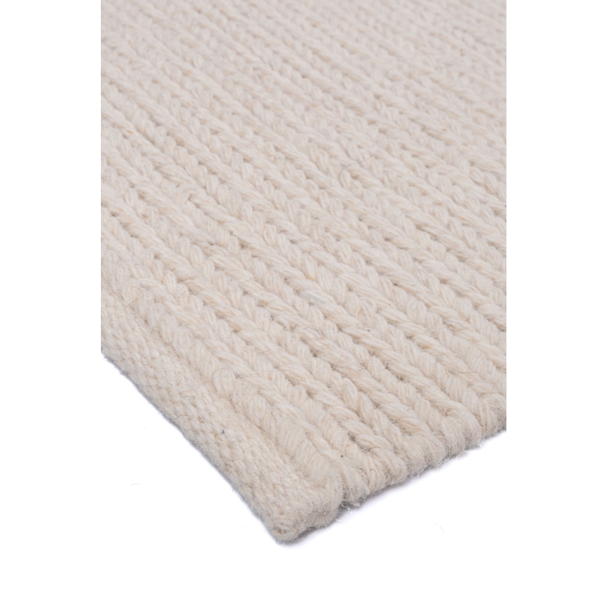 Tappeto naturale FIR WOOL 120x170 cm 2600 g/m2 crema