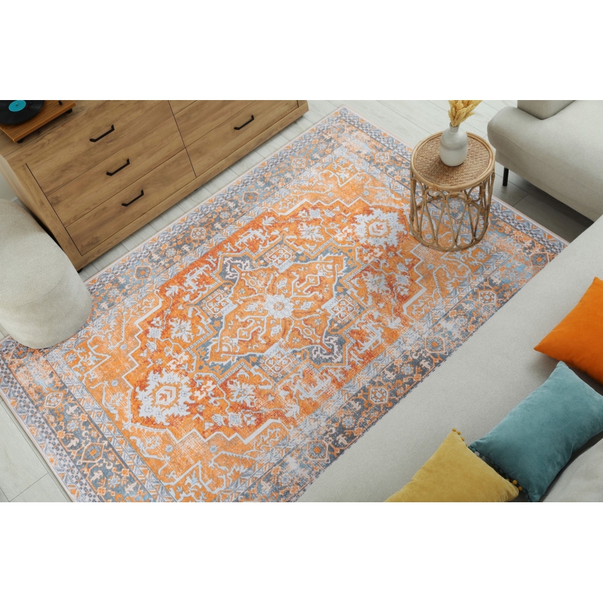 Tappeto orientale DOVE-VINTAGE 120x170 cm 2600 g/m² arancione